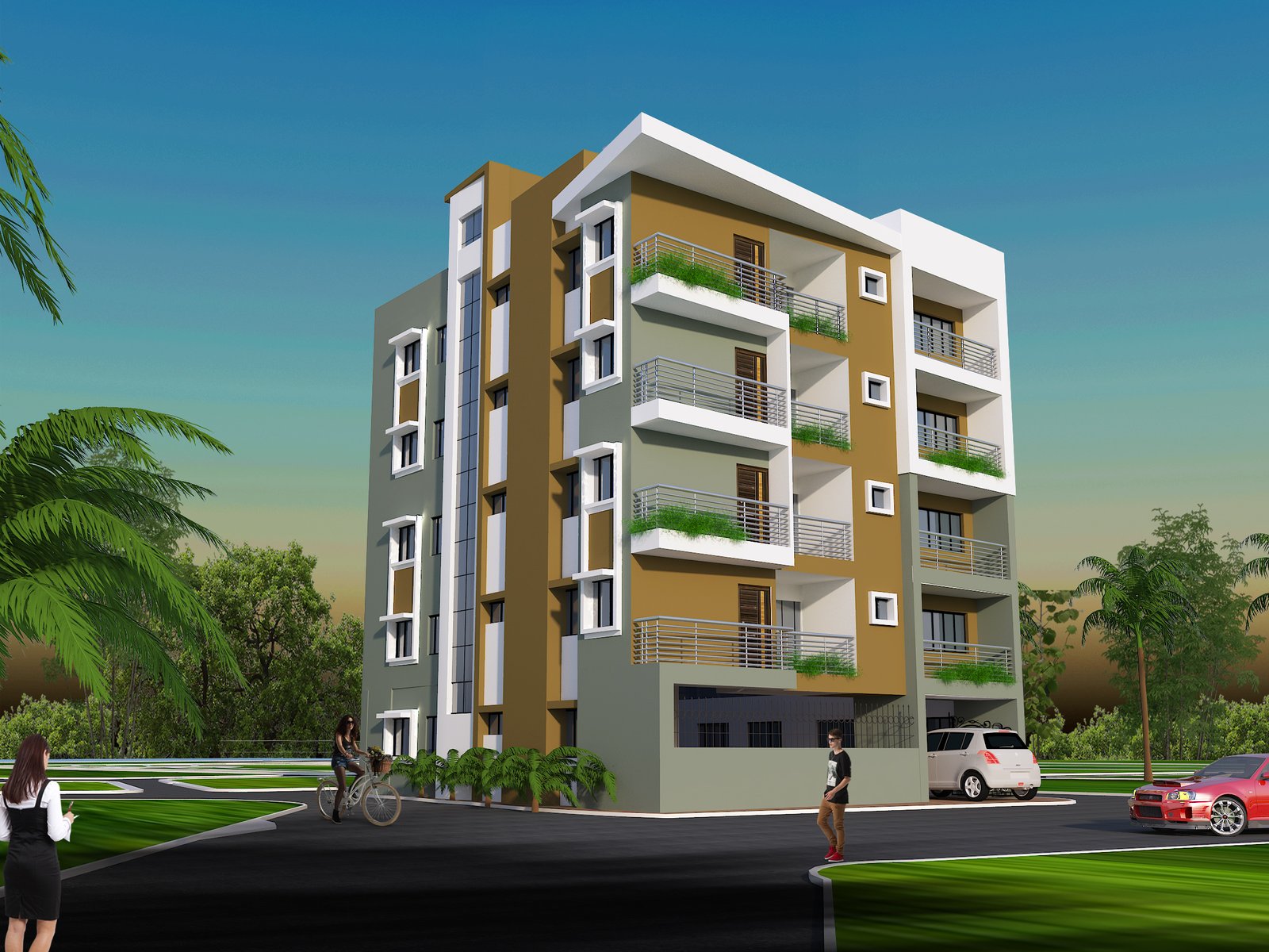 Oceanview Architectural Tower